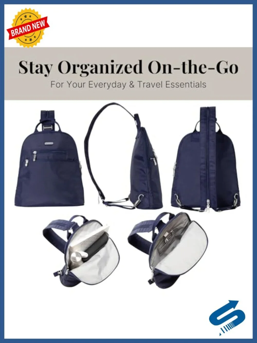 Convertible Mini Backpack Purse with RFID Blocking